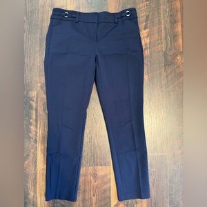 New York & Company Blue Straight Leg Pants